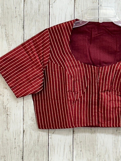 Front hook blouse