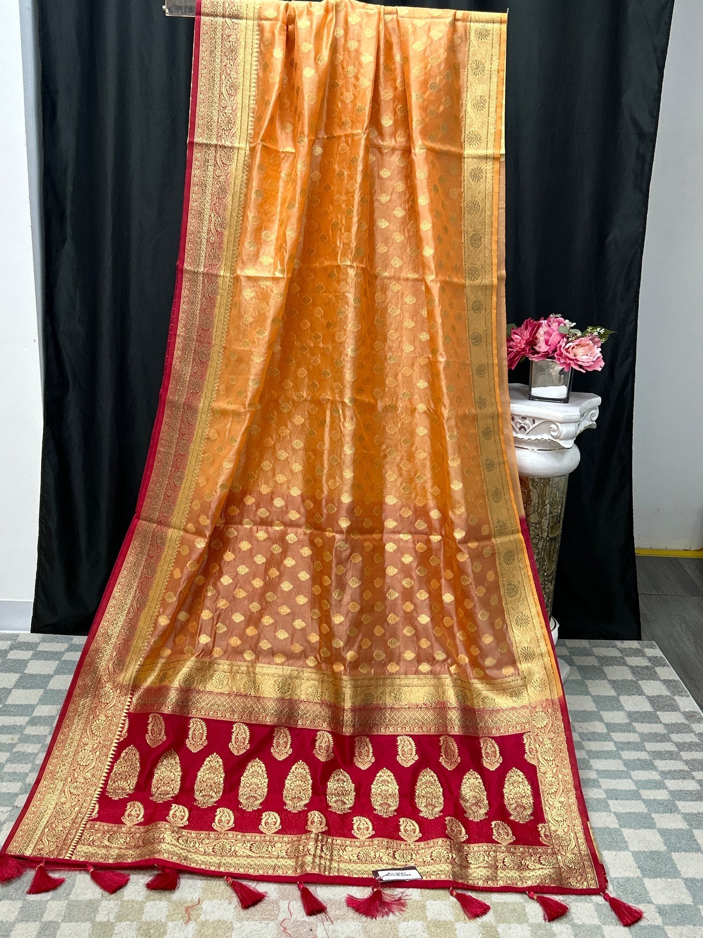 Chanderi silk saree