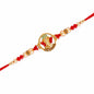 Premium Designer Ganesha, Ganpati Rakhi for Brother – Rakhi Thread, Rakhi Bracelet, Traditional Raksha Bandhan Gift for Bhaiya
