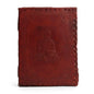 Premium Leather Diary | Handmade Leather Journal & Personal Organizer, Travel Notebook with Buddha Embossed Cover, Vintage Writing Diary for Men & Women, Refillable Rustic Notebook