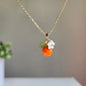 Custom Orange Necklace | Fruit Necklace