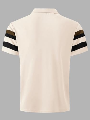 Noble Monk MenS Regular Fit Polo Neck T-Shirt | Half Sleeve | Casual T-Shirt