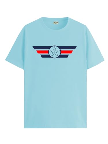 ADRO Tshirt for Men | Printed T Shirt for Men | 100% Cotton T-Shirt |Printed T Shirt | T-Shirts | RN24-CAP-MI-XL Mint