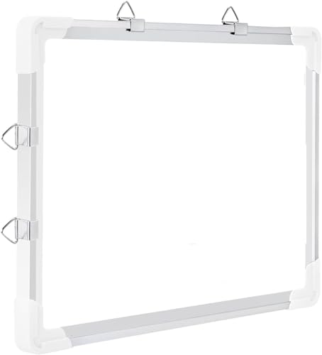 ECLET Alloy Steel, Aluminium Non Magnetic 1 X1 feet Double Sided White Board and Chalk Board Front Side whiteboard Marker Surfac