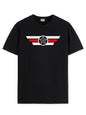 ADRO Tshirt for Men | Printed T Shirt for Men | 100% Cotton T-Shirt |Printed T Shirt | T-Shirts | RN24-CAP-BL-XL Black