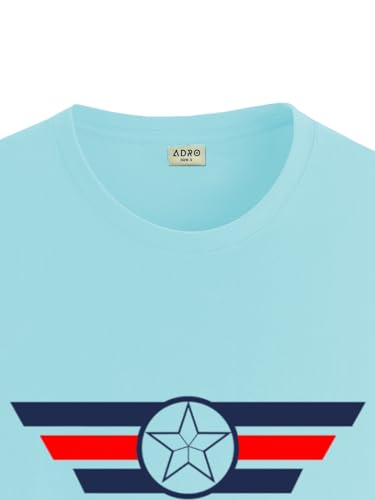 ADRO Men's Solid Regular Fit T-Shirt (RN24-CAP-MI_Mint