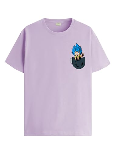 ADRO Tshirt for Men | Anime T Shirt for Men | 100% Cotton Tshirt | Graphic Printed T-Shirt | Chest Printed Tshirt | Gogeta Anime