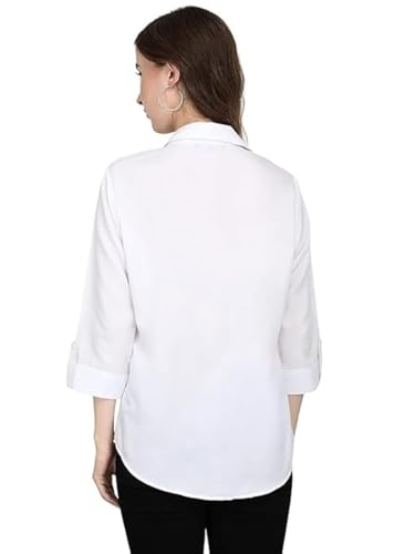 Leriya Fashion Regular Fit Women Top (Lf_W1153_White