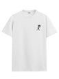 ADRO T-Shirts for MenChest Printed T-Shirt for MenCotton Tshirt for Men|RN24-STICK-KK-WH-XL White