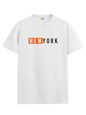 ADRO Tshirt for Men | Printed T Shirt for Men | 100% Cotton T-Shirt |Printed T Shirt | T-Shirts | RN24-NKY-WH-S White
