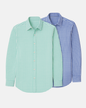 Mauro Dress Shirt 2-Pack - Emerald/Blue
