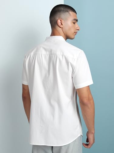 Ketch MenS Slim Fit Shirt (Khsh001811_White