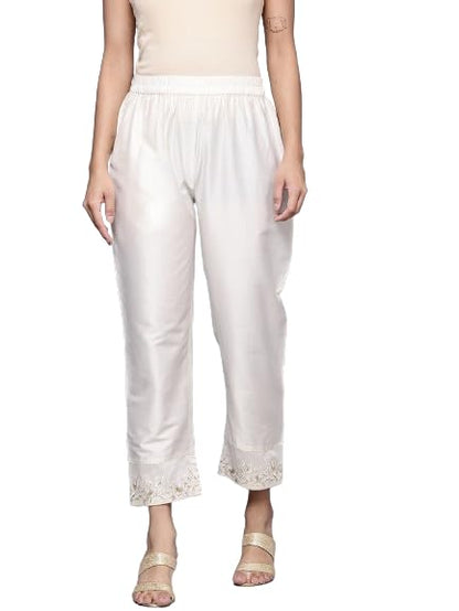 Varanga Womens Cotton Pants  Comfortable, Breathable, Stylish Everyday Wear for Casual or Semi-Formal Outfits