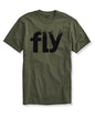 ADRO Fly Mens Cotton Printed T-Shirts (R21-M-FLY-OL_Olive_XL)