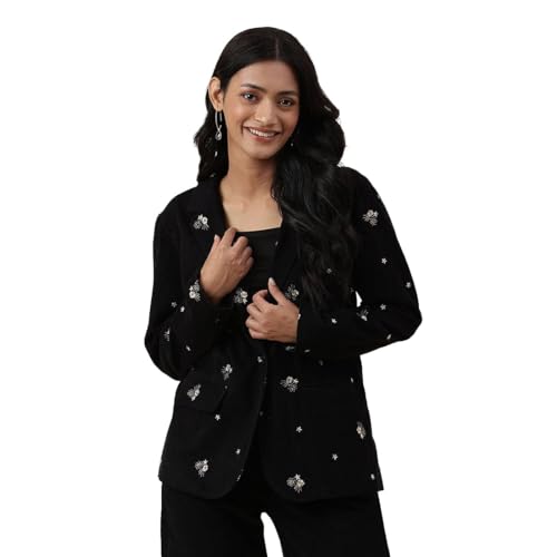 Fabindia WomenS Jacket (20029181_Black