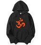 ADRO OM Design Printed Hoodies/Sweatshirts for Men & Women (H20-M-OUM-BL_Black_XL)