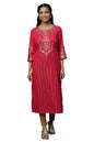 Aurelia WomenS Viscose Regular Kurta (24Fea14536-606629_Wine