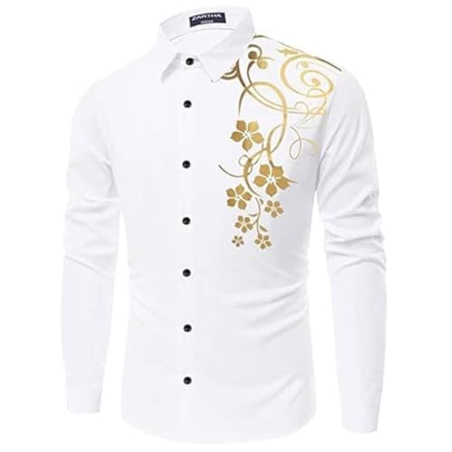 Bellstone MenS Solid Regular Fit Shirt (B-8200_White