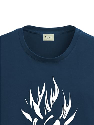 ADRO Tshirt for Men | Printed T Shirt for Men | 100% Cotton T-Shirt |Printed T Shirt | T-Shirts | RN24-GOK