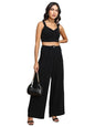 Ketch Cotton Blend Women Casual Fit Black Co-Ord Set Maxi Dress (Khce000100