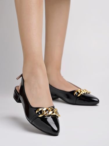 Shoetopia WomenS Slip-On Ballet Flats Black
