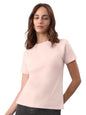 The Souled Store Casual Classics: Angel Dust Women and Girls Short Sleeves Round Neck Solid Cotton Regular Fit Lightweight Every