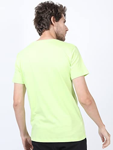 Ketch MenS Slim Fit T-Shirt (Khts000108_Light Green