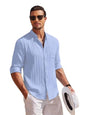 Leriya Fashion Mens Solid Regular Fit Shirt (LF-MS-6242_Blue