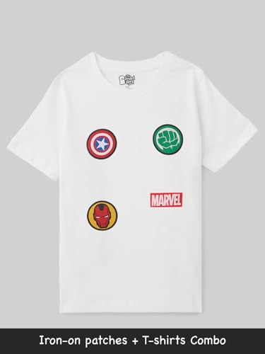 The Souled Store Marvel: Avengers Regular Fit Graphic Printed Half Sleeve Boys Cotton T-Shirts