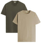 ADRO T Shirts Pack of 2 Mens Tshirts Cotton T Shirts for Men Tshirt T-Shirts Combo T Shirts Tshirts for Men Plain Solid Tshirts