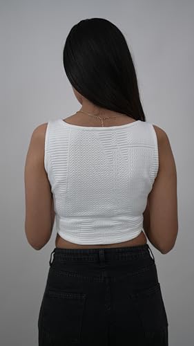 Greciilooks WomenS Solid Regular Fit Tops (Gl-W.Top-W2266_White