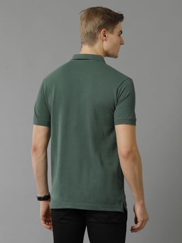 ADRO Premium Cotton Polo for Men (P23-H-PLN_Green)