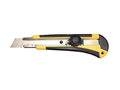 Eclet Heavy Duty 18 Mm Cutter Knife Utility Knife Box Cutters, Utility Knife Retractable, Compact, Extended Use For Heavy Duty O