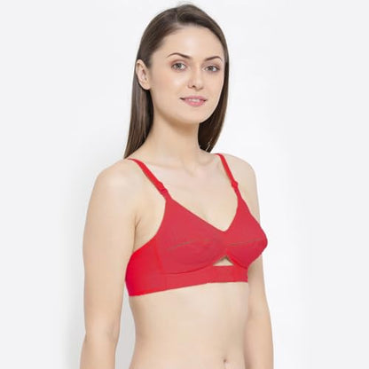 Rupa Women Softline Chanderkiran Full Coverage, Non-Padded, Wireless Cotton Everyday Bra with Adjustable Straps, Pack of 6 Multi