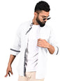 Tee Projekt Shirt for Men Cotton Spread Collar Button Down Long Sleeve Shirt Home, Regular, Home (Pack of 1)