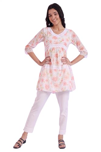 Aurelia Women's Yarn Dyed Cotton Blend Straight Kurti