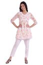 Aurelia Women's Yarn Dyed Cotton Blend Straight Kurti