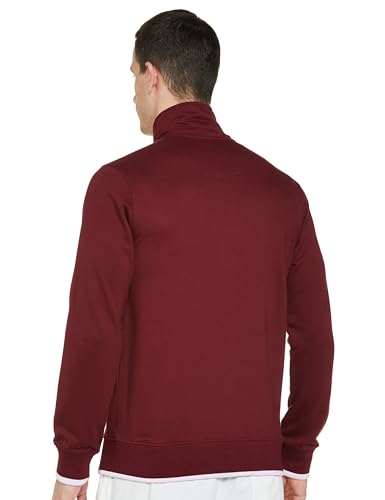 FYLTR Mens Casual Stand Collar Jacket With Rib Details - Full Zipper | Full Sleeve Branding | Casual Winterwear For Men