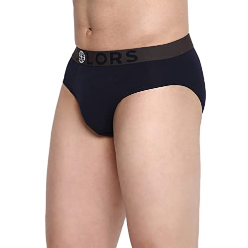 Rupa Modern Regular Solid Frontline Colors Mens Mini Briefs | Soft-Touch Cotton Stretch | Snug Fit | Breathable Fabric | Pack o