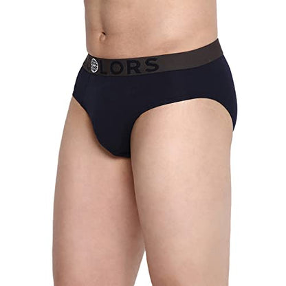 Rupa Modern Regular Solid Frontline Colors Mens Mini Briefs | Soft-Touch Cotton Stretch | Snug Fit | Breathable Fabric | Pack o