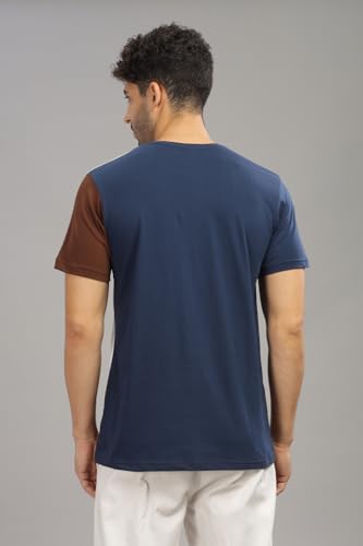 ADRO Tshirt for MenMulti Color T-Shirt for MenCotton T-ShirtMens TshirtRN8-24-SBWHBR