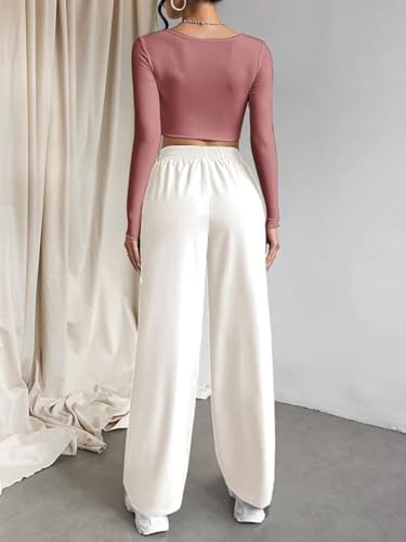 Leriya Fashion High Waist Trousers For Women  Flared Korean Style Formal Pants | Elegant Workwear For Office, College & Events (