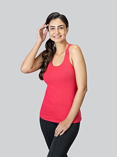 Lyra WomenS Stretchable Premium Cotton Racerback Tank Top