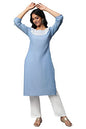 Aurelia Women Cotton Regular Kurta-Pants