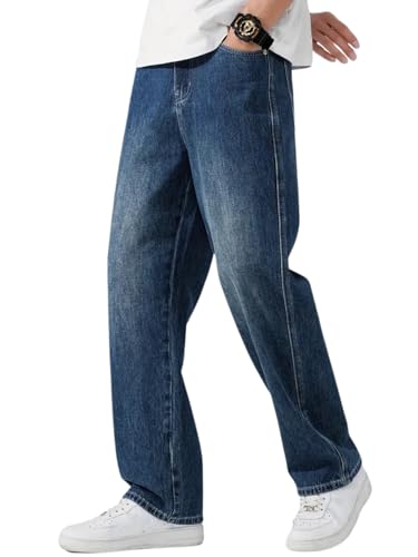 GRECIILOOKS Men Jeans | Men Jeans Pants | Denim Jeans | Baggy Jeans for Men | Loose Fit Jeans for Men | Stylish Jeans for Men (i
