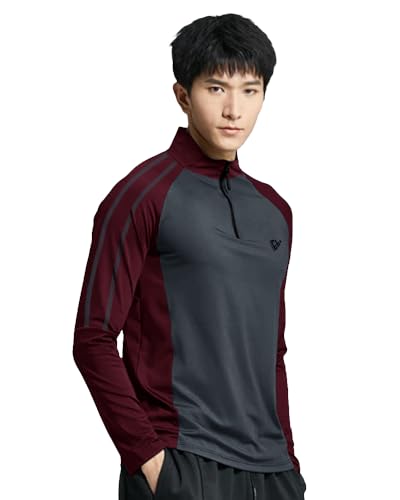EYEBOGLER Men Polo Neck Solid Full Sleeve Regular Fit T-Shirt