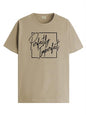 ADRO Mens Printed T Shirt - Premium Cotton Graphic Printed Tshirt - Beige T-Shirt - RN24-FECT-BE-XL