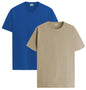 ADRO T Shirts Pack of 2 Mens Tshirts Cotton T Shirts for Men Tshirt T-Shirts Combo T Shirts Tshirts for Men Plain Solid Tshirts