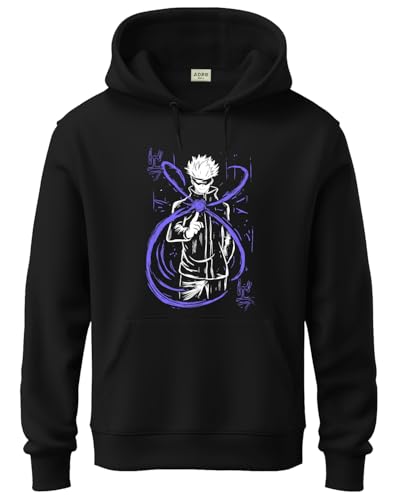 ADRO Hoodies for Men | Printed Hoodie for Men | Cotton Hoodie | Luffy Hoodie Gear 5 | Sweatshirt for Men | Anime Hoodie | H24-AN