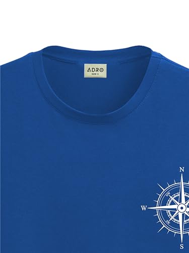 ADRO Tshirt for Men | Printed T Shirt for Men | 100% Cotton Tshirt | Graphic Printed T-Shirt | Chest Printed Tshirt | Unisex Tsh